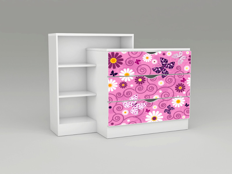 Becks komoda XXL DUO Pinkred